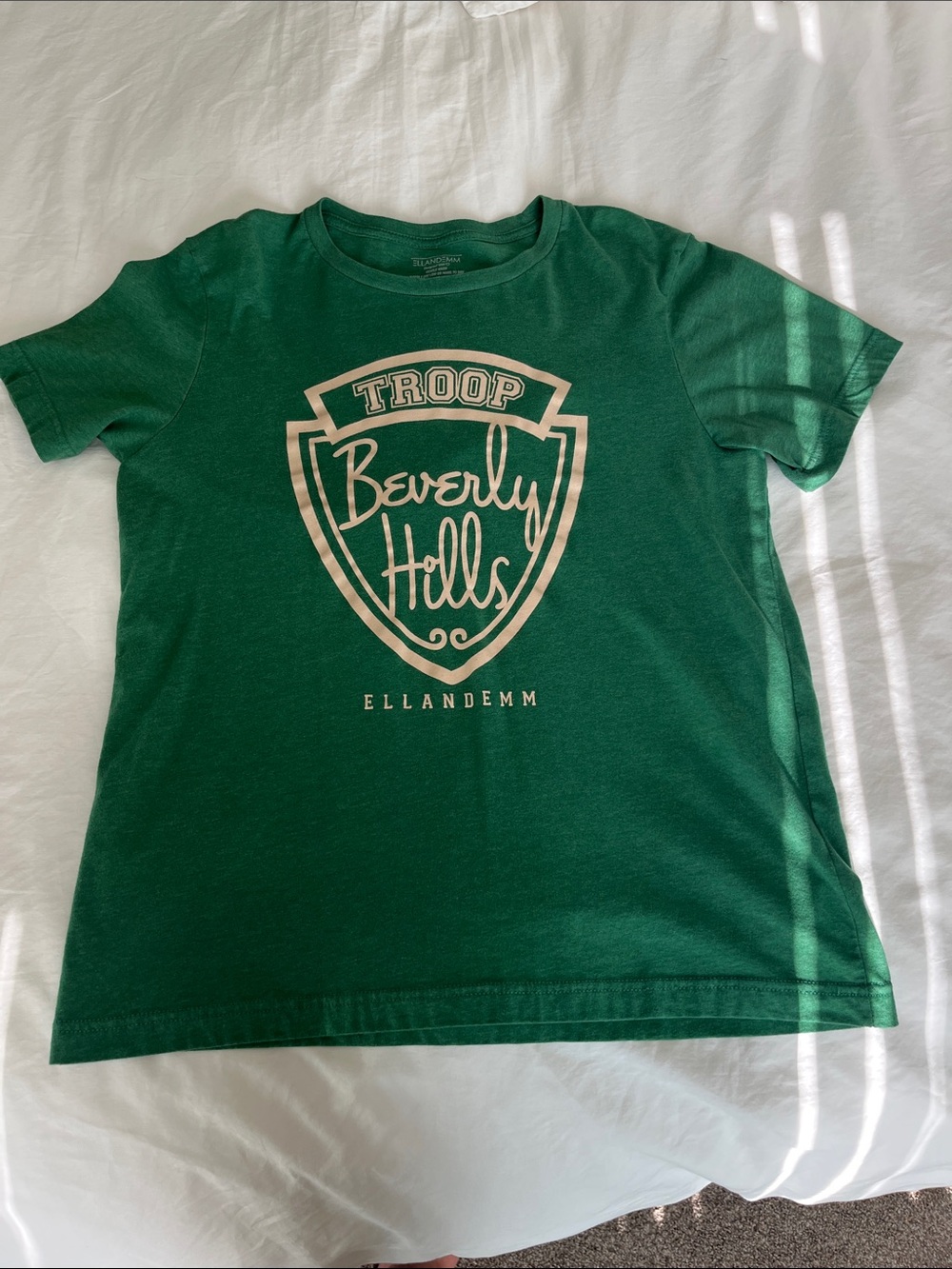 Green "Troop Beverly Hills" Graphic Tee